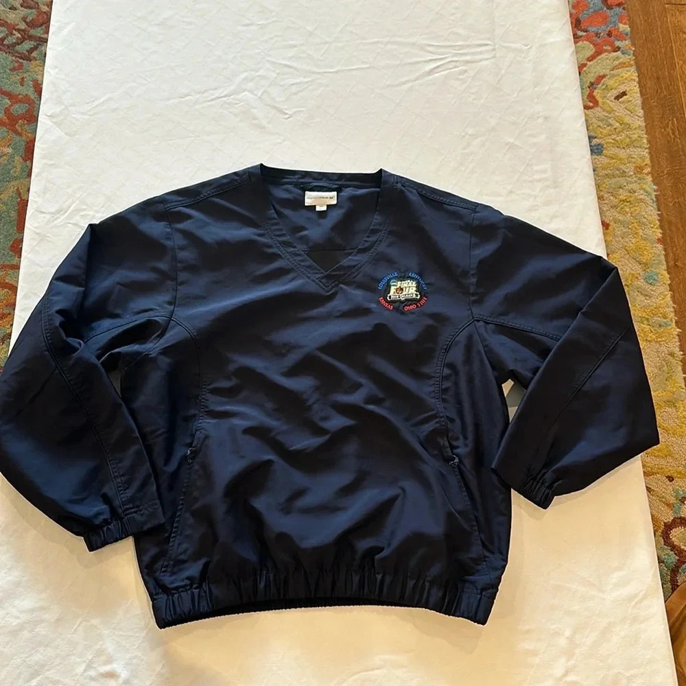 Cutter & Buck men’s CB windtech v neck pullover jacket 2013 final four‎ EUC